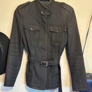 Tactical Utility Jacket in Charcoal Gray